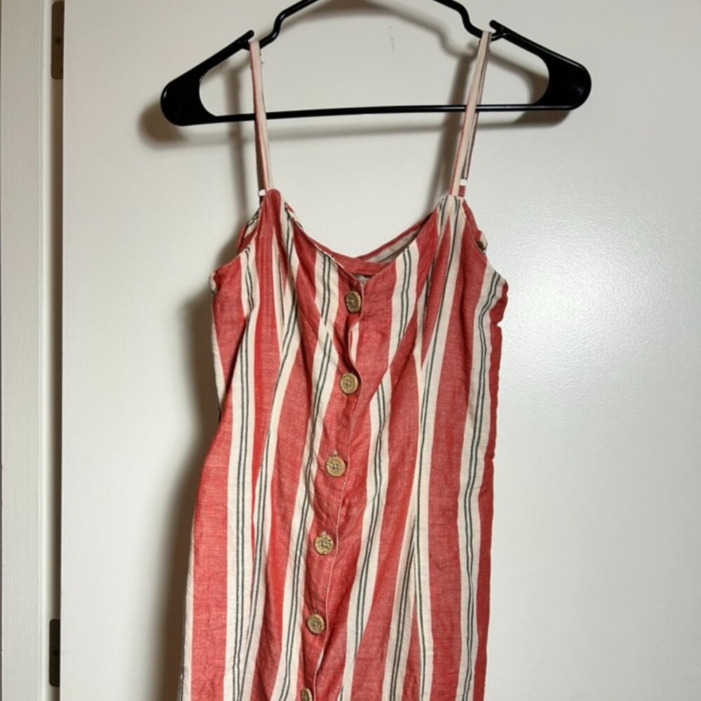 urban outfitters red striped dress